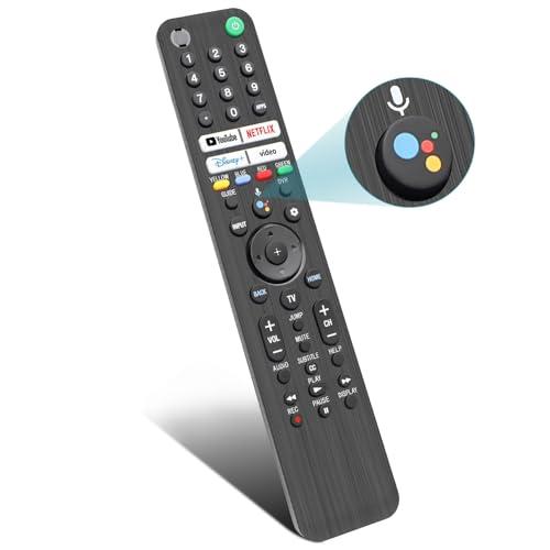 Replacement for Sony TV Remote, for All 2019-2025 Sony Remote Control for Bravia Smart TV with Voice Control. for Bravia XR/XBR/KD/K Series Google/Android TVs. 
