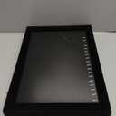 Jenseits Necklace Organizer Box, Tray with Clear Lid, Velvet Dustproof Necklaces Holder Storage Display Case, 20 Hooks Glass Top Jewelry Tray Drawer Insert for Pendant Bracelet