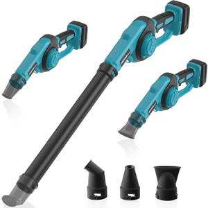 Small Leaf Blower Cordless Mini Compatible with Makita 18V Battery(No Battery) 200MPH Powerful Portable Electric Leaf Blower 3 Speed Compact Handheld Leaf Blowers for Jobsite, Lawn Care