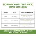 Mulch & Rock Bond - Binder for Mulch, Rock, Bark, & Pea Gravel, Safe for Plants & Pets, Strong Stabilizing Glue (5 Gallon)