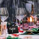 40 Pack Food Labels for Party Buffet - Mini Chalkboard Signs - Food Tags for Party Buffet - Catering Supplies Buffet Display, 3x4 Inches, Easy to Write and Wipe