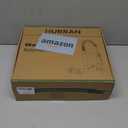 Wall Mount Kitchen Faucet, Hurran Brushed Nickel Kitchen Sink Faucet, 8 Inch 2 Handle Wall Mount Commercial Sink Faucet with Pull Down Sprayer for Kitchen Laundry Room Restaurant