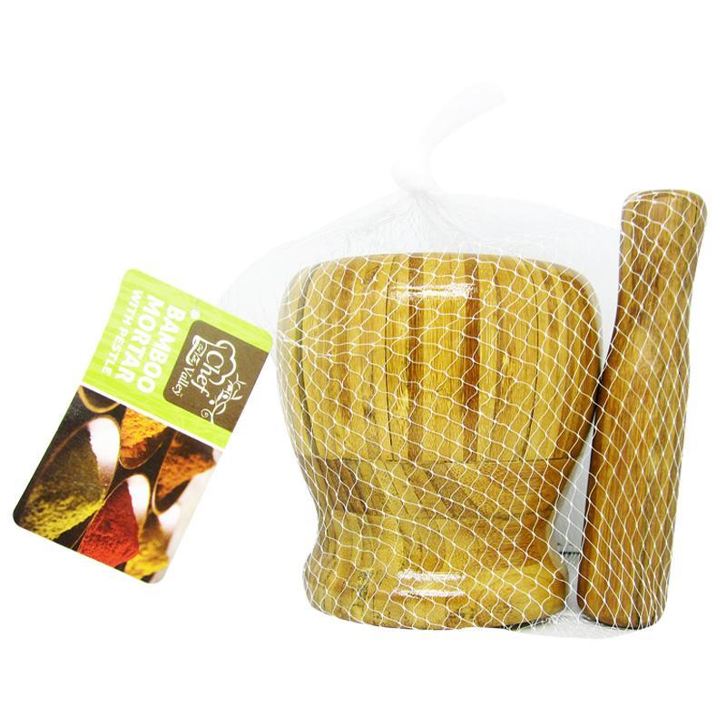 BAMBOO MORTAR WITH PASTEL - 12