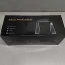 Nekteck Shiatsu Neck Massager for Pain Relief Deep Tissue with Heat, 3D Kneading Massage Pillow Back Shoulder Massagerfor Body Muscle, Plug-in Use for Home Office Car, Gifts for Mom Dad Him Her (Black)