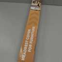 NZDWZDN Headrest Cover for Recliner Chair Recliner Head Rest Protector Faux Leather Headrest Cover with Elastic Straps 17 x 27In (Brown)