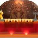 Super Mario Nintendo Deluxe Bowser Battle Playset with Lights and Sounds, 2.5 Inch Bowser Action Figure Included