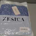 ZESICA Women's Fall Floral Off Shoulder Tops 2025 Mesh Long Sleeve Shirts Asymmetrical Ruched Tee Blouses Trendy Outfits (Blue, S)