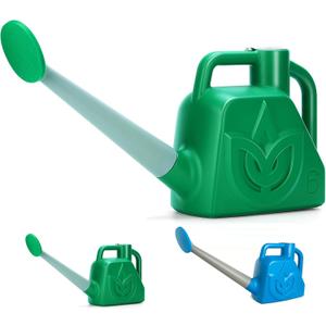 XXXFLOWER 1.5 Gallon Green Watering Can Outdoor Garden Flower Plant, Lightweight 6 L Water Cans with Detachable Nozzle Watering Pot for Office House Garden