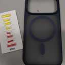 TORRAS for iPhone 17 Pro Case, Camera Control, Fit for MagSafe, Military-Grade Protection, Magnetic Slim Translucent Anti-Fingerprint Phone Case for iPhone 17 Pro 6.3", Deep Blue