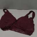 Luna & Sun Women Wirefree Soft Simple Comfortable Design Floral Lace Bralette XL
