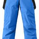 YEEFINE Men's Ski Snow Pants Insulated Waterproof Snowboard Cargo Pants Bibs Regular Fit, Size M