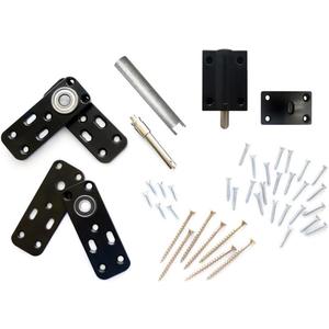 MURPHY DOOR Hidden Hinge Hardware - Easy DIY Hidden Door System, Heavy Duty Swinging Door Hinge for Secret Door or Hidden Door Bookcase, Up to 300 lbs