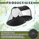 2 Pcs Pop up Mosquito Tent 1 Person Foldable Camping Tent with Ground Pin Portable Waterproof Bug Net for Bed Cot Outdoor Hiking Summer Camping