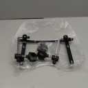 Universal 18"x16" Motorcycle Windshield Windscreen Compatible with Harley Davidson Sportster Dyna Glide Softail Honda Kawasaki Suzuki Yamaha Cruiser Savage Intruder Volusia Boulevard Vulcan Vn Clear