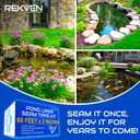 Pond Liner Seam Tape Kit - 60 Feet x 3 Inch - Double Sided Butyl Tape - Bond Seal or Repair EPDM PVC HDPE LDPE RPE LLDPE - Perfect for Small or Large Fish and Koi Ponds Waterfalls and Water Features