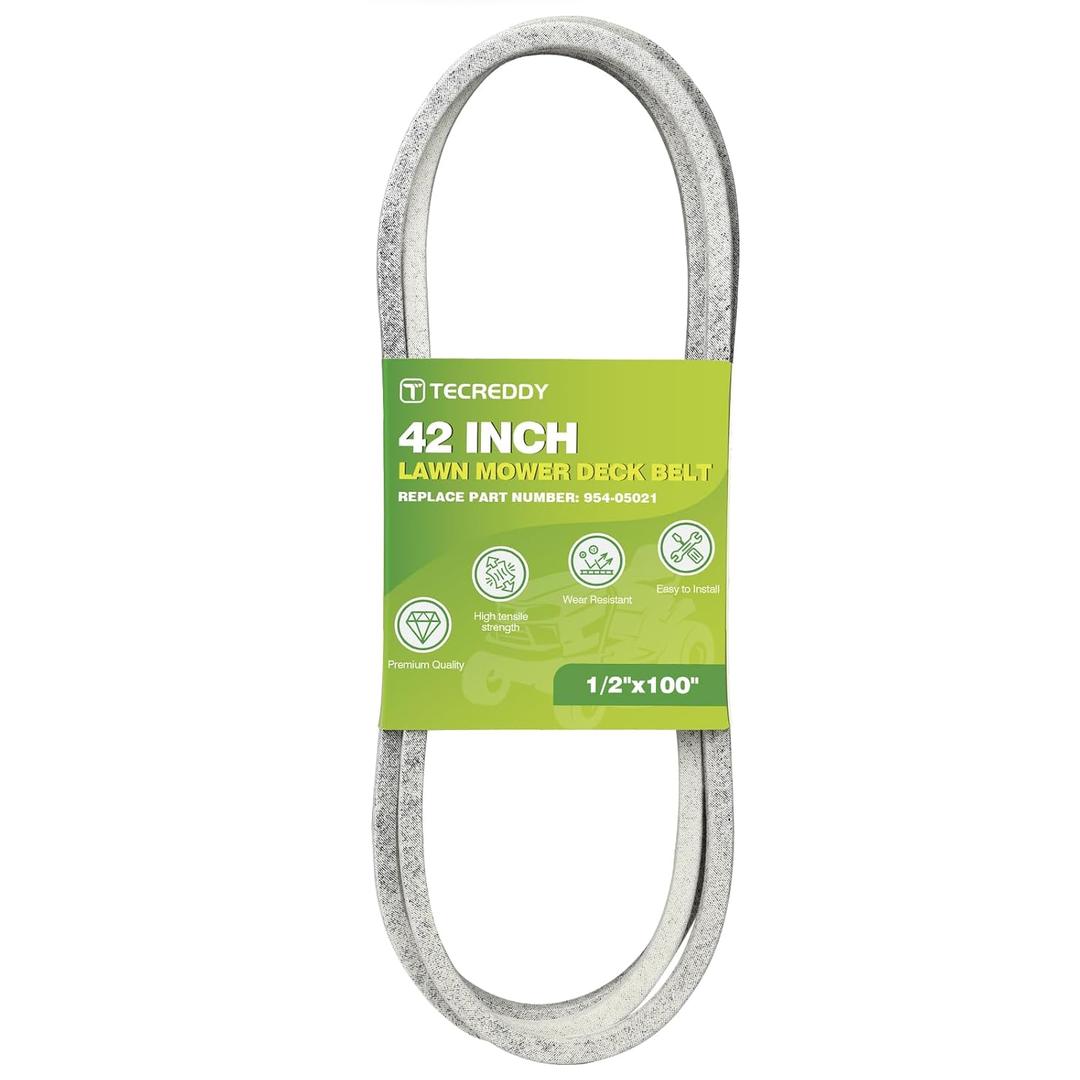 954-05021 Mower Deck Belt for Cub Cadet 42 Inch XT1 LT42 XT2 LX42 Craftsman T210 T2200 MTD 754-05021 Lawn Mower - Aramid Cord, 1/2" X 100"