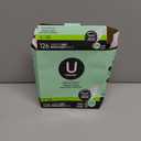 U by Kotex Panty Liners, Clean & Secure, Light Absorbency, Long Length, 126 Count 