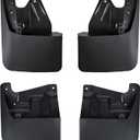 Amooca Mud Flaps Customized for Toyota Tundra 2022 2023 2024 2025 No-Drill Splash Guards Mudguards with Hardware Front & Rear Set of 4 Excludes SR Models (Black)