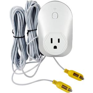 Briidea Hi-Lo Sump Pump Controller with Dual Float Switch and Overload Protection (White)