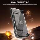 [Optimized Version] GLDRAM Clear Glitter Case Compatible with Nintendo Switch 2 (2025), Dockable PC Protective Case + Detachable PC Joycon Cover, Hardshell Shock & Scratch Skin Protector Accessories