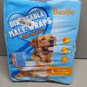Bestle Male Dog Wrap, Disposable Dog Diapers, 40 Count, L (Waist 23.6-31.5), Wetness Indicator, Ultra Protection, Leak Proof, Super Absorbent, Soft