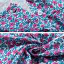 9PC Women Adult Old Lady Costume adult 100 Days of School Granny Grandma Wig Nightgown Dress Set (XXXL)