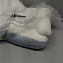 Ergonomic S Curve Reading Pillow for Sitting in Bed Adult- Back Pillow for Bed Sitting up with Adjustable Headrest- Memory Foam White, Blue