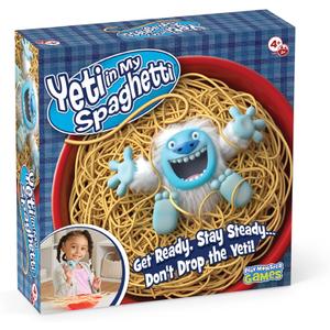 Yeti in My Spaghetti Board Game  Kids Games, Family Game, Multi-Player, Board Games for Family Night, Preschool Toys, Hand-Eye-Coordination Game, Dont Drop Yeti, Ages 4+