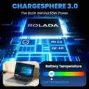 65W Charger Compatible with HP Laptop Charger - 19.5V 3.33A Compatible with HP EliteBook 840 830 850 745 G3 G4 G5 G6,Stream 11 13 14,Pavilion x360 15 13 11,Notebook 14 15 Envy X360 15 17 13