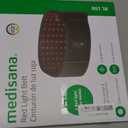 Medisana Red Light Therapy Belt for Back Pain Relief, Infrared Light Therapy for Body with 660nm/850nm Light, 3 Vibration Massage Mode, Timer for Home, Office, Travel Use on Lower Back, Waist