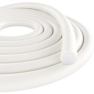 Storystore Backer Rod,1" Diameter x 16.4' Length White EPDM Rubber Caulk Saver for Gaps and Weather Stripping Door Seal, Concrete Expansion Joint Filler