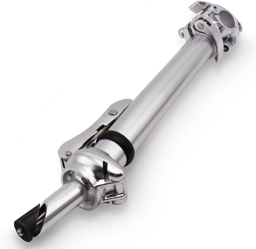 SENQI Aluminum Alloy 25.4mm25.4mm Folding Stem with Teeth Adjustable Folding Riser Stem Set Bicycle Accessories BSZ003 (silver)