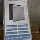 Persilux Custom Blackout Cellular Shades Cordless Blinds for Windows, Thermal Insulated, Noise Reduction, Room Darkening Honeycomb Blinds for Home, White