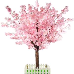 Artificial Cherry Blossom Tree - Handmade Pink Fake Cherry Blossom Tree Centerpieces for Wedding Party Christmas Garden Indoor & Outdoor, Size: 5 FT, 
Product Dimensions	5"D x 5.1"W x 5.2"H