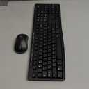 Logitech MK270 Wireless Keyboard And Mouse Combo For Windows, 2.4 GHz Wireless, Compact Mouse, 8 Multimedia And Shortcut Keys, For PC, Laptop - Black (1 Pack)