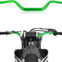 Motorcycle Handlebars 11/8" 28mm Fat Handle Bars CNC Universal for KLX 110 KLX300 KX250 KX250F KX450F Dirt Pit Bike Green