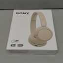 Sony WH-CH520 Wireless Headphones Bluetooth On-Ear Headset with Microphone and up to 50 Hours Battery Life with Quick Charging, Cappuccino