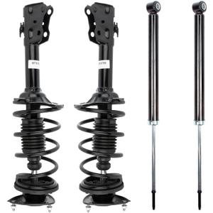 ECCPP Complete Struts Spring Assembly Front and Rear Struts Shock Coil Spring Fit for 2004-2006 for Scion xA 2004-2006 for Scion xB - 172245 343426 5601