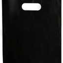 Choice Marts Merchandise Bags 100 Black 9"x12" Size 1.5Mil Thick With Handles