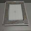 Wood Mirror Rectangular Framed Rustic Vintage Mirrors Decor Farmhouse Bedroom Bathroom Mirror for Dressing Table Entrance Large 20"x16" Walnut