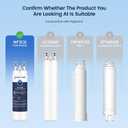 GLACIER FRESH WF3CB Refrigerator Water Filter Replacement for PureSource 3, 706465, WF425, PS3412266, AP4567491, 242017800 Refrigerator Water Filter, Pack of 1