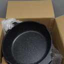 ESLITE LIFE Nonstick Cookware Sets, 12 Pcs Granite Coating Pots and Pans Set Kitchen Cooking Set, Compatible with All Stovetops (Gas, Electric & Induction), PFOA Free, Black