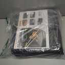 URPOWER Backseat Extender for Dogs - Hard Bottom Dog Car Seat Cover for Back Seat, Dog Hammock for Car and SUV, Pet Rear Seat Protector Dogs Travel Bed with Mesh Window & Side Flaps (All Black)