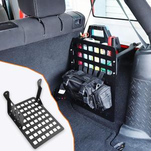 Metal Molle Storage Trunk Organizer Cargo Rack Shelf Storage for 2007-2018 Jeep Wrangler JK & Unlimited 4-door (Passenger Side)