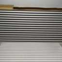 Art3d 2 Wood Slat Acoustic Panels for Wall and Ceiling - 3D Fluted Sound Absorbing Panel with Wood Finish - Silver
