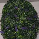 DOPGIB Artificial Plant Topiary Ball: UV-Anti 2 PCS 20 Inch 4-Layer Leaf Faux Boxwood Decorative Balls for Wedding, Balcony, Garden, Backyard and Indoor & Outdoor Greenery Home Décor