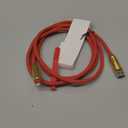 MFish 4-in-1 USB Charging Cable with Carrying Case, 240W Fast Charger Cord, USB-A & Dual USB-C to USB-C/Lightning, for iPhone 17/16/15/14, iPad, MacBook & More (Red, 6.6Ft)