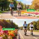 Foldable Bike Basket Detachable - Universal Fit for Bicycles, Scooters, Wheelchairs | Lightweight Storage for Commute, Keys, Wallets