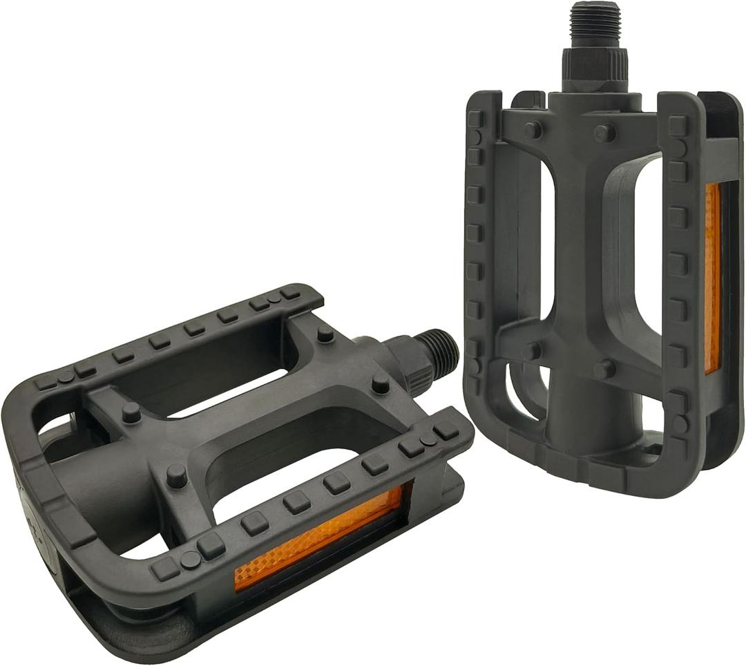 Bike Pedals, 9/16" Non-Slip Bike Pedals with Reflectors, Bicycle Pedals for Road Bike, BMX, Folding Bikes, Urban Bikes, Adult Bicycle Bike Pedals, 9/16" Non-Slip Bike Pedals with Reflectors, Bicycle Pedals for Road Bike, BMX, Folding Bikes, Urban Bikes, Adult Bicycle