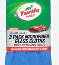 Turtle Wax 3 Pack Microfiber Glass Cloth